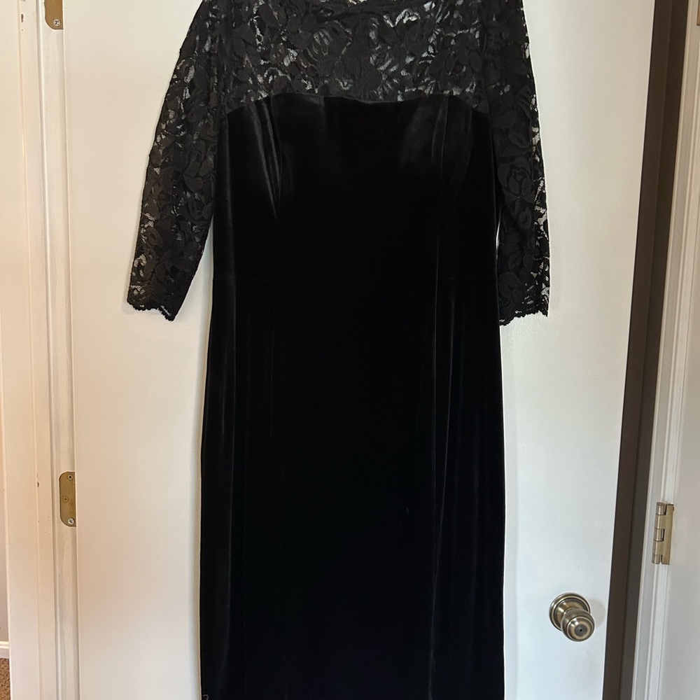 Eliza J Black Long Sleeve Dress